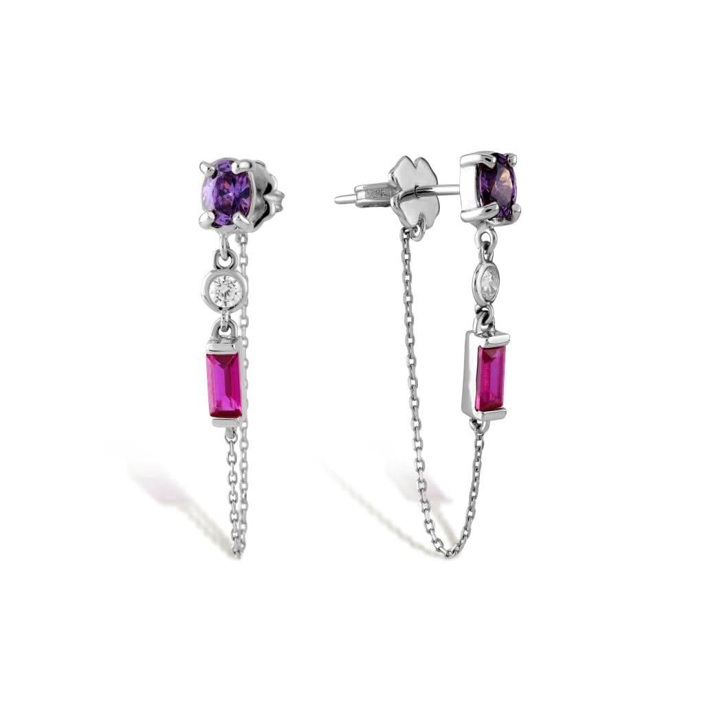 Siena Mini Baget Altın Küpe