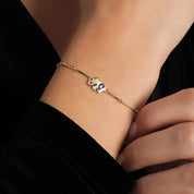 Altın Oval Fil Bileklik