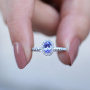 Özel Tasarım Tanzanit & Pırlanta Yüzük
