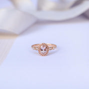 Özel Tasarım Vintage Morganite & Pırlanta Yüzük