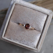 Özel Tasarım Vintage Turmaline & Pırlanta Yüzük