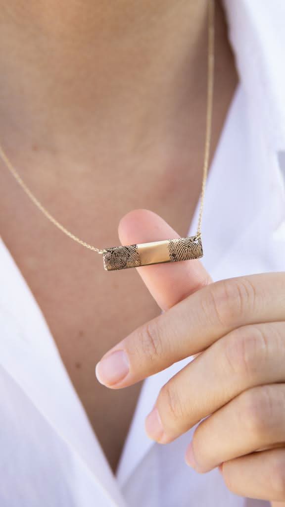 Altın Parmak İzi Kolye