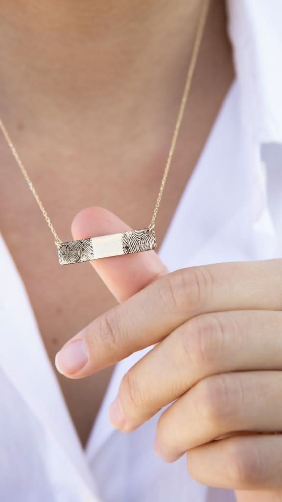 Altın Parmak İzi Kolye