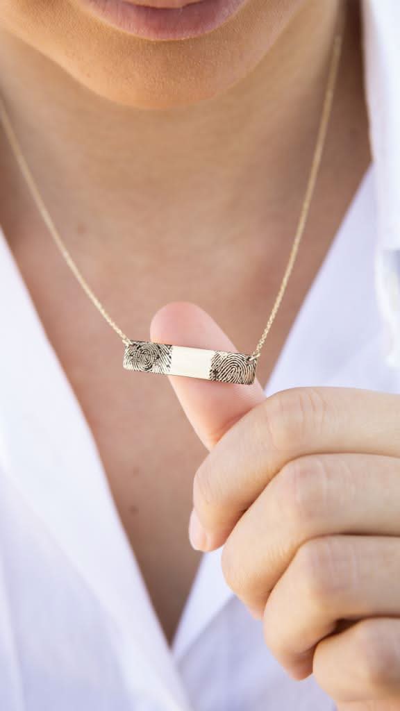 Altın Parmak İzi Kolye