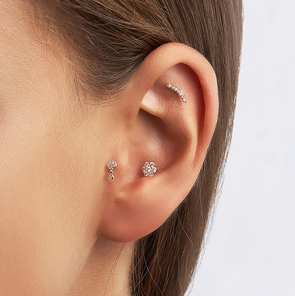 Sıra Pırlanta Arc Piercing