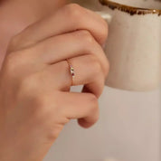 Peak 0.07 CT Multicolor Safir Taşlı Rose Altın Yüzük