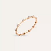 Twig 0.07 CT Pırlanta Taşlı Rose Altın Yüzük