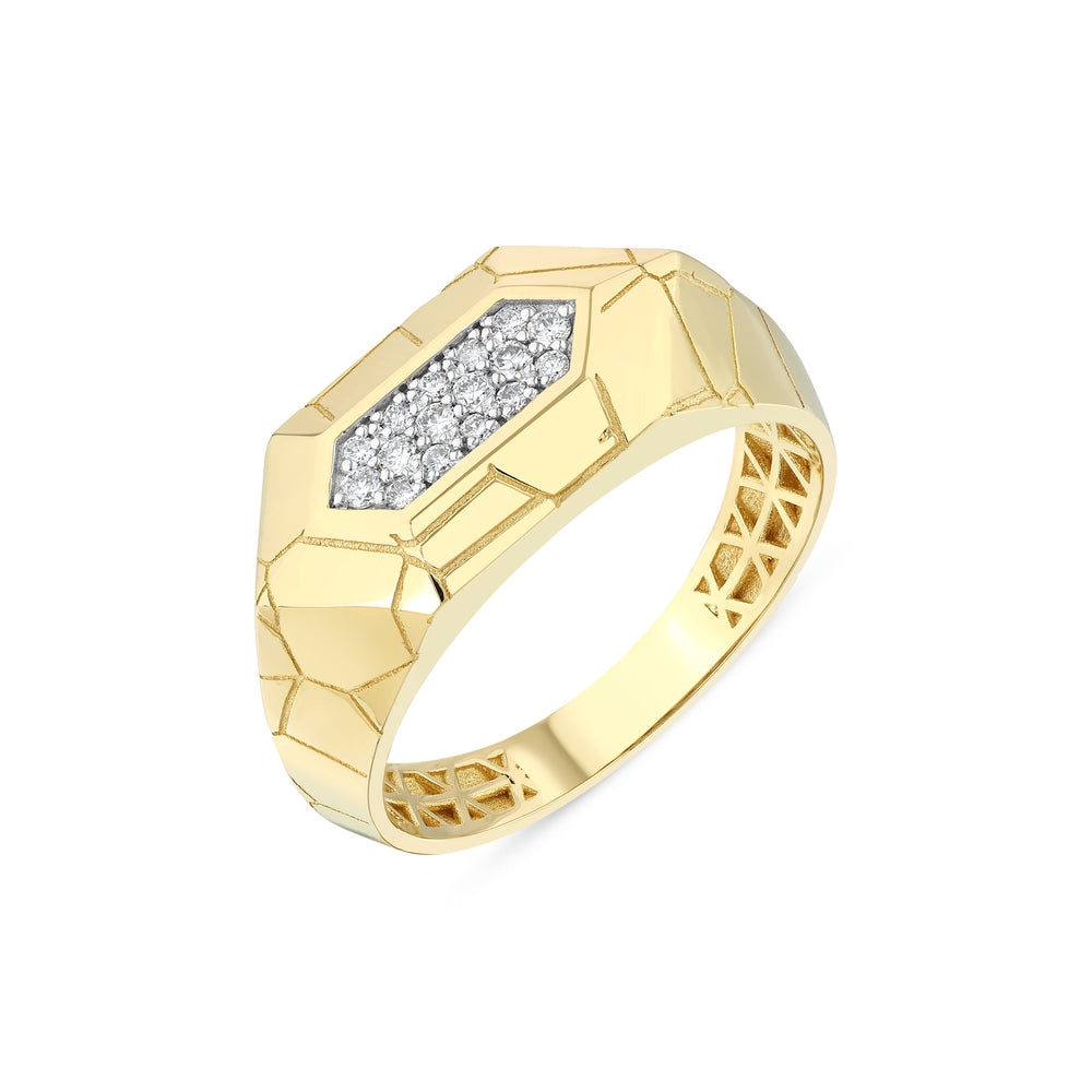Star x Glow of Gold 0,13 Karat Pırlanta Yüzük