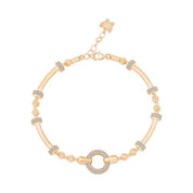 Taşlı Dorikalı Silindir Bileklik