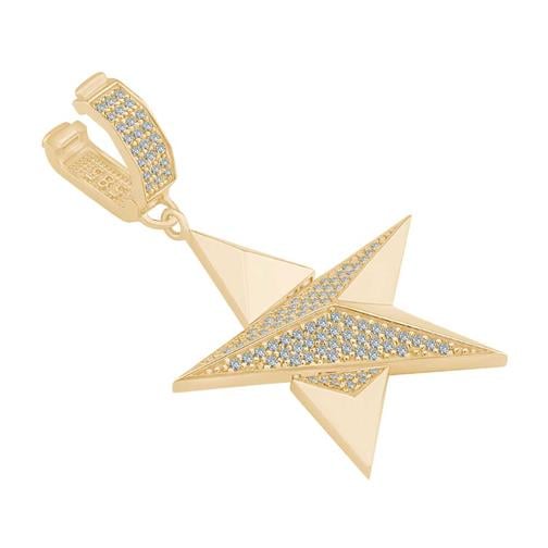 Taşlı Geometrik Yıldız Charm