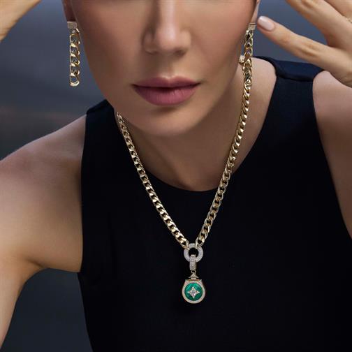 Taşlı Halka Gurmet Zincir