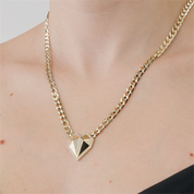 Taşlı Kalp Gurmet Kolye