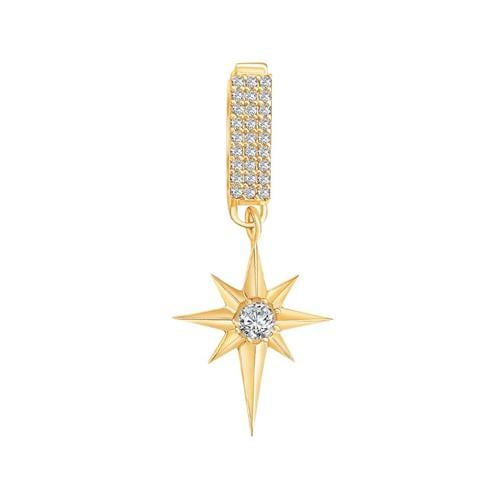 Taşlı Kuzey Yıldızı 9Mm Bileklik Charm