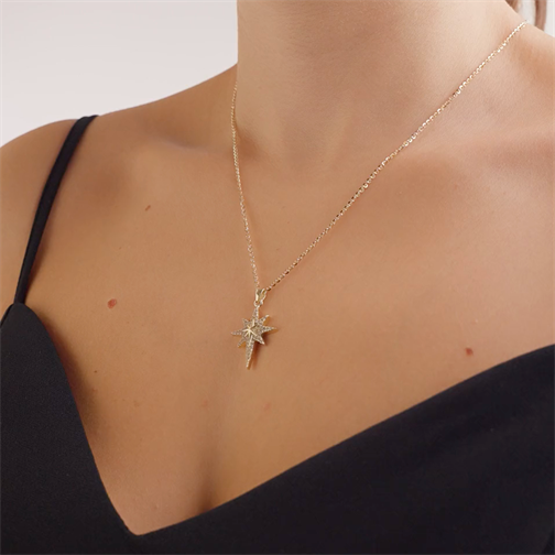 Kuzey Yıldız Tasarım Kolye