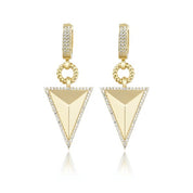 Taşlı Pramit Küpe