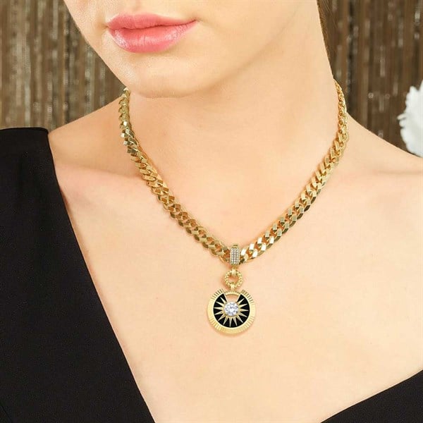 Taşlı Yıldız Kolye Ucu Charm