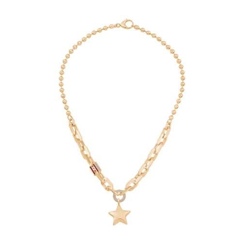 Taşlı Yıldız Tasarım Kolye