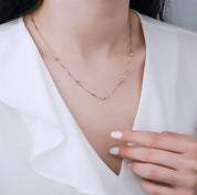 Top Top Altın Zincir Kolye