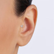 Triangle Pırlanta Piercing