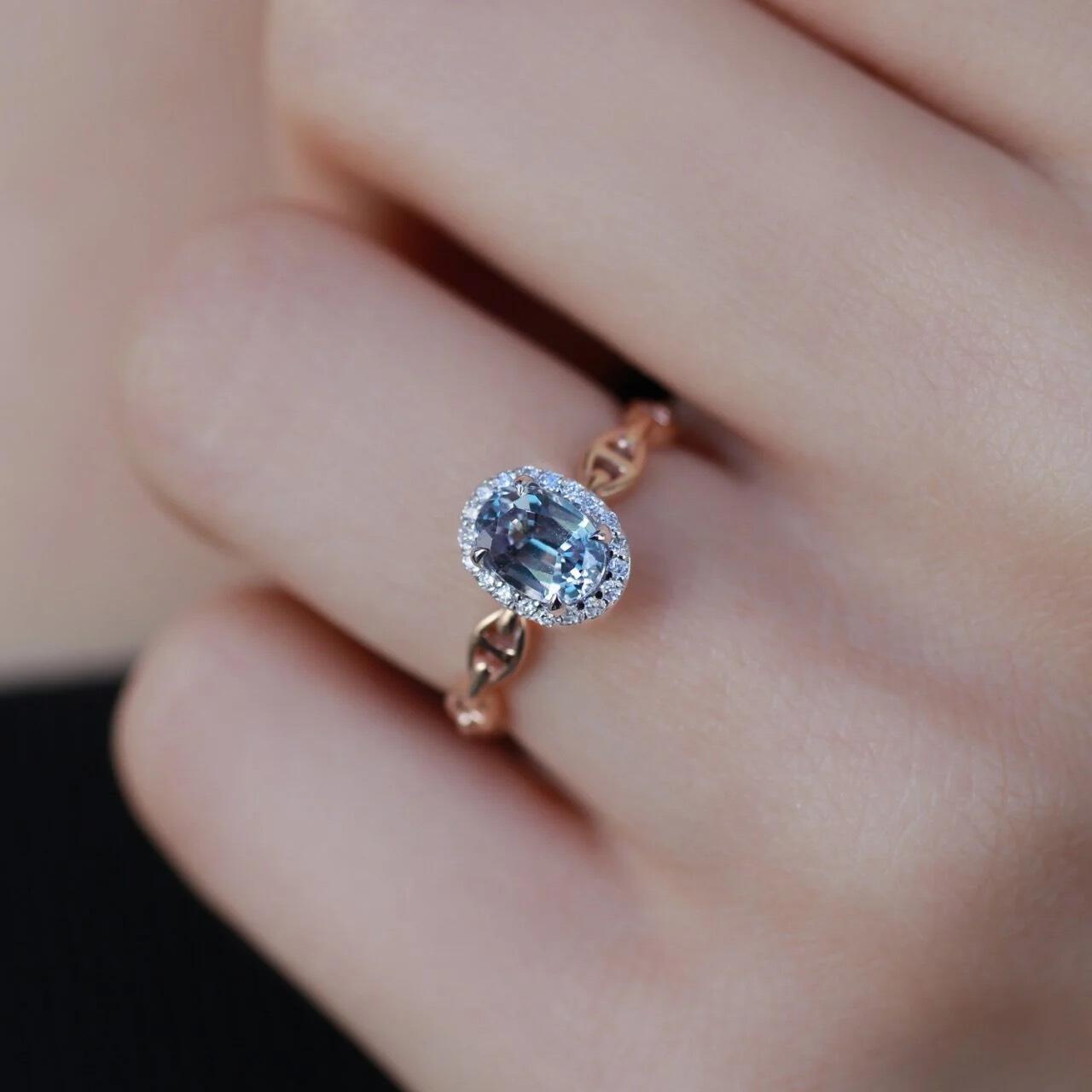 Vintage Alexandrite & Pırlanta Tektaş Yüzük