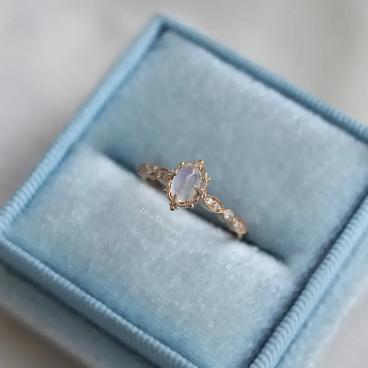 Vintage Aria Aytaşı & Pırlanta Yüzük