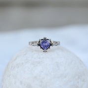 Vintage Aria Tanzanite & Pırlanta Yüzük