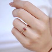 Vintage Aria Turmalin & Pırlanta Yüzük