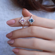 Vintage Artemis Morganite & Pırlanta Yüzük