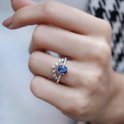 Vintage Dal & Safir Pırlanta Yüzük