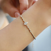 Vintage Özel Tasarım Mini Selius Pırlanta & Beyaz Topaz Set