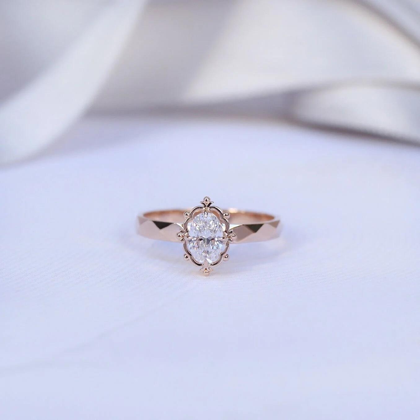 0.40 CT Vintage Özel Tasarım Aria Pırlanta Yüzük