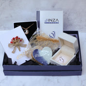 Vintage Prenses London Blue & Pırlanta Yüzük