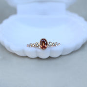 Vintage Turmalin & Pırlanta Yüzük