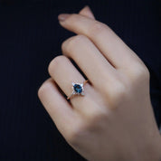 Vintage Selius Pırlanta & London Blue Yüzük